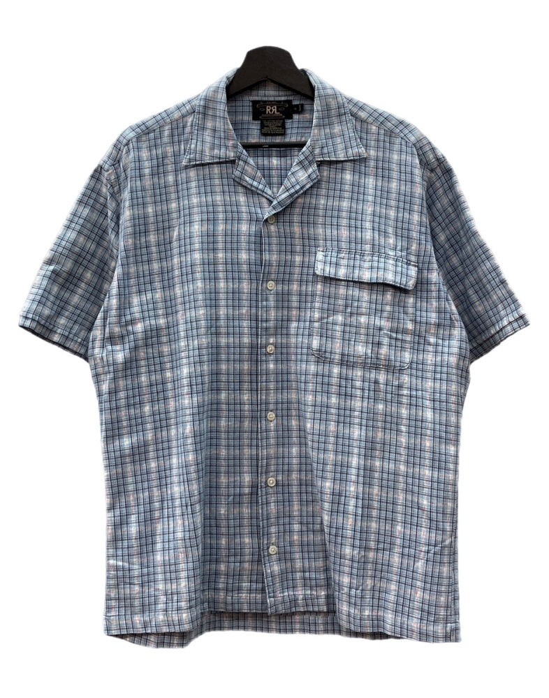 ダブルアールエル RRL 90s OPEN COLLAR SHIRT オープン カラー シャツ
