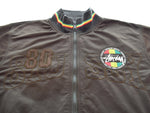 ステューシー STUSSY 90s ラスタカラー トラックジャケット 90's  ジャージ ブラウン Lサイズ 103MT-3304