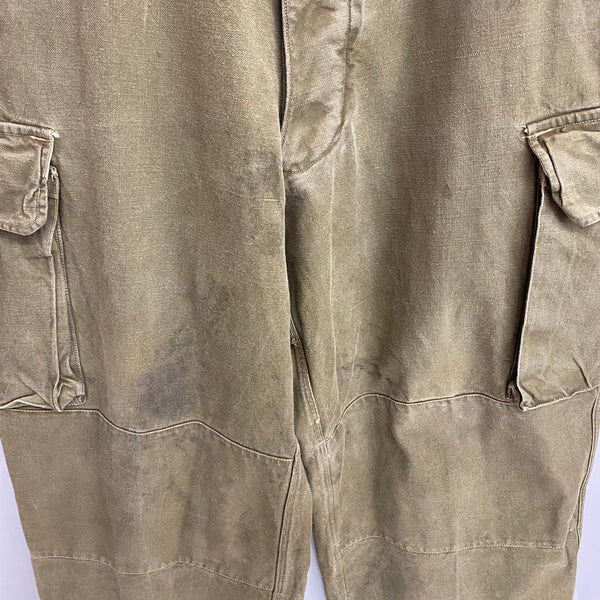 【曜日割引対象外】 ヴィンテージ vintage 50's フランス軍 FRENCH ARMY M-47 カーゴパンツ カーキ W35サイズ 201MB-1153 VB