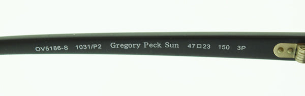 オリバーピープルズ OLIVER PEOPLES GREGORY PECK SUN OV5186-S 103 サングラス メガネ OV5186-S 1031/P2 眼鏡・サングラス 眼鏡 ブラック 103G-140