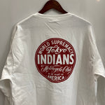 東京インディアンズ TOKYO INDIANS Motorcycle Club L/S Tee ロンT ホワイト XLサイズ 201MT-4404