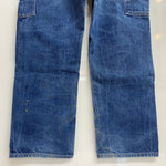 【曜日割引対象外】 カーハート Carhartt デニム ダブルニー ペインター カーゴパンツ ブルー W34サイズ 201MB-1154 VB