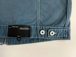 オフホワイト Off-White ジップアップ カットオフ ジャケット ジャケット ブルー Lサイズ 101MT-4147