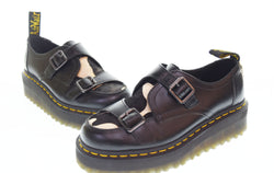 ドクターマーチン Dr.Martens ハラコ ダブル モンクストラップシューズ 黒  GV04V レディース靴 ブーツ その他 ブラック UK6 25cm 103S-1073