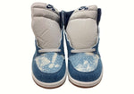 ナイキ NIKE 24年製 AIR JORDAN 1 RETRO HIGH OG DENIM エア ジョーダン レトロ ハイ デニム AJ1 青 FQ2947-100 メンズ靴 スニーカー ブルー 26cm 104-shoes498