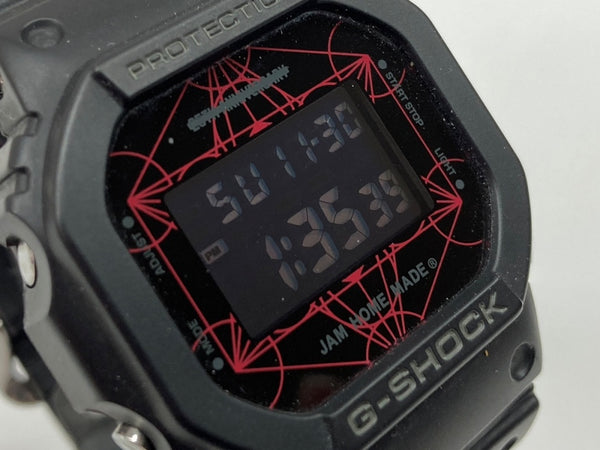ジーショック G-SHOCK CASIO カシオ × JAM HOME MADE ジャム ホーム メイド 25th 20気圧防水 アウトドア 腕時計 3229 黒 DW-5600VT メンズ腕時計ブラック 104T-34