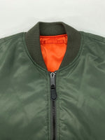 アビレックス AVIREX MA-1 COMMERCIAL FLIGHT JACKET フライト ジャケット リバーシブル アウター ブルゾン 緑 6102170 ジャケット 無地 カーキ Lサイズ 104MT-908