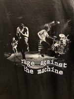 バンド band 90s ©1998 ヴィンテージ Vintage rage against the machine レイジ アゲインスト ザ マシーン バンドT  XL ロンT ブラック LLサイズ 101MT-3185