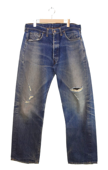 リーバイス Levi's 70s BIGE後期 501 ボタン裏2 並行ステッチ 70's ビッグE  デニム ブルー 103MB-660