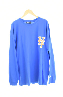 ウィンダンシー  WIND AND SEA  MLB L/S ロングTシャツ 青 WDS-C-MLB5-24-Q1-07　ロンT ブルー LLサイズ 103MT-1152