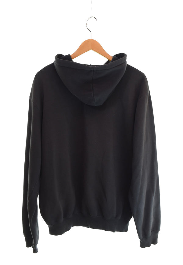 カーハート Carhartt 90s フルジップフーディー 刺繍ロゴ 90's ジップアップパーカー パーカ ブラック 103MT-3472