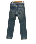 バレンシアガ BALENCIAGA ストレートレッグ ダメージジーンズ 486225 TSB06 デニム ブルー 28 101MB-735