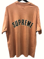 シュプリーム SUPREME 24SS Cracked Arc S/S Top クラック アークショートスリーブ トップ アーチロゴ 半袖 カットソー ORANGE Tシャツ プリント オレンジ Lサイズ 104MT-395