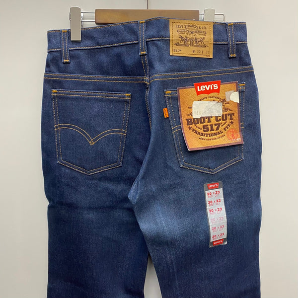 【曜日割引対象外】 リーバイス Levi's 90's 517 DEADSTOCK フラッシャー付き USA製 20517-0217 デニム ブルー W30 L33サイズ 201MB-855 VB