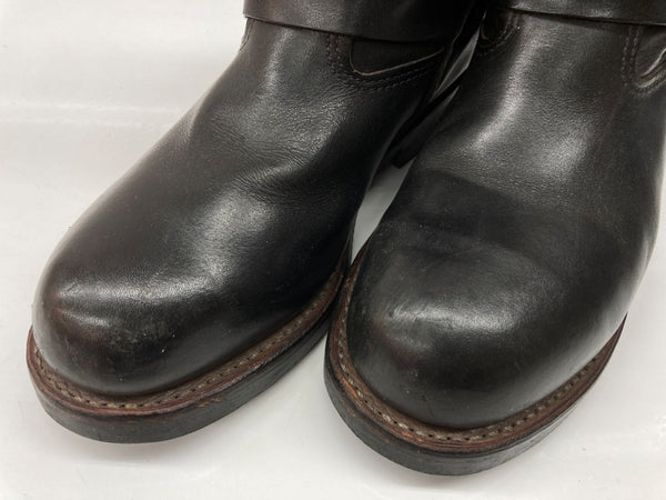 レッドウィング RED WING SHORT ENGINEER BOOTS ショート エンジニア ブーツ バイク 革靴 シューズ 黒 8182 メンズ靴 ブーツ エンジニア ブラック サイズ 7D 104S-1054