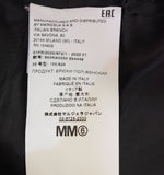 エムエムシックス MM6 Maison Margiela 22ss フェイクレザークロップドパンツ メゾンマルジェラ S52KA0333 ボトムスその他 ブラック 103LB-8