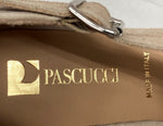 パスクッチ PASCUCCI グルカサンダル フラットシューズ ペタ靴 編み込み スウェード スエード イタリア製 MADE IN ITALY BEIGE 7443 レディース靴 サンダル ストラップ ベージュ SIZE37 104S-724