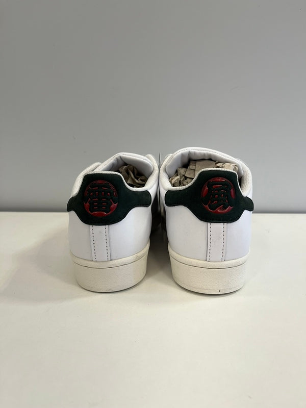 アディダス adidas × THREE TIDES TATTOO FY6735 コラボ スーパースター SS PURE 風神雷神 FY6735 メンズ靴 スニーカー ホワイト 26.5cm 101sh-2416