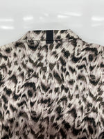 バックラッシュ BACKLASH ISAMU KATAYAMA リバティープリント+リザード シャツ アロハ レオパード柄 半袖 開襟 白 -201977 半袖シャツ 総柄 ホワイト Mサイズ 104MT-1678