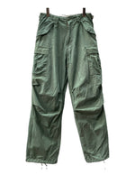 ミリタリー Military 70s 70年代 U.S.ARMY M-65 フィールドパンツ TALON ZIP アメリカ軍 Vintage ヴィンテージ 緑 無地 カーゴパンツ カーキ 104MB-201