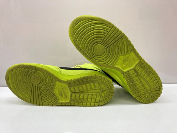 ナイキ NIKE 21年製 × AMBUSH アンブッシュ DUNK HI FLASH LIME ダンク ハイ フラッシュライム シューズ 緑 CU7544-300 メンズ靴 スニーカー グリーン 27cm 104S-1048