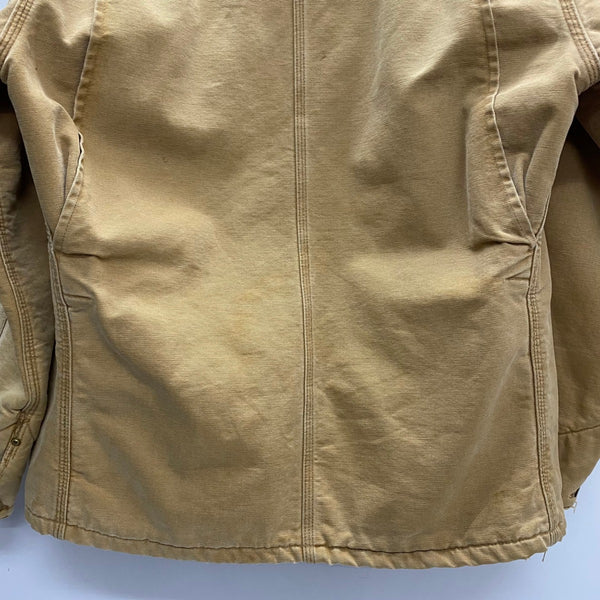 【曜日割引対象外】 カーハート Carhartt 90's 00's USA製 ミシガンチョアコート ジャケット ベージュ 201MT-4453 VB