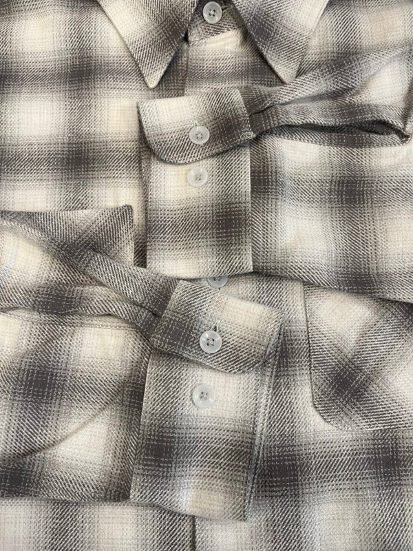 ラディアル RADIALL 25SS EL CAMINO - REGULAR COLLARED SHIRT L/S ネルシャツ 黒×白 チェック柄 RAD-25SS-SH006 XL 長袖シャツ マルチカラー 101MT-5148