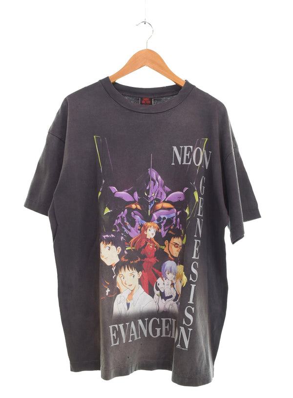 セントマイケル SAINT MICHAEL 24SS EVANGELION EV_SS TEE NEON GNSIS エヴァンゲリオン SM-YS8-0000-C24 Tシャツ ブラック LLサイズ 103MT-3256