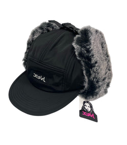 エックスガール X-girl DOG EAR JET CAP ドッグイヤージェットキャップ フライトキャップ 105253051004 帽子 レディース帽子 キャップ ブラック 101hat-189