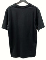 ディオールオム DIOR HOMME CD ICON S/S T-SHIRT リラックスフィット コットンジャージー 半袖 カットソー クルーネック 刺繍 BLACK 黒 943J605A0554 Tシャツ ワンポイント ブラック Lサイズ 104MT-417