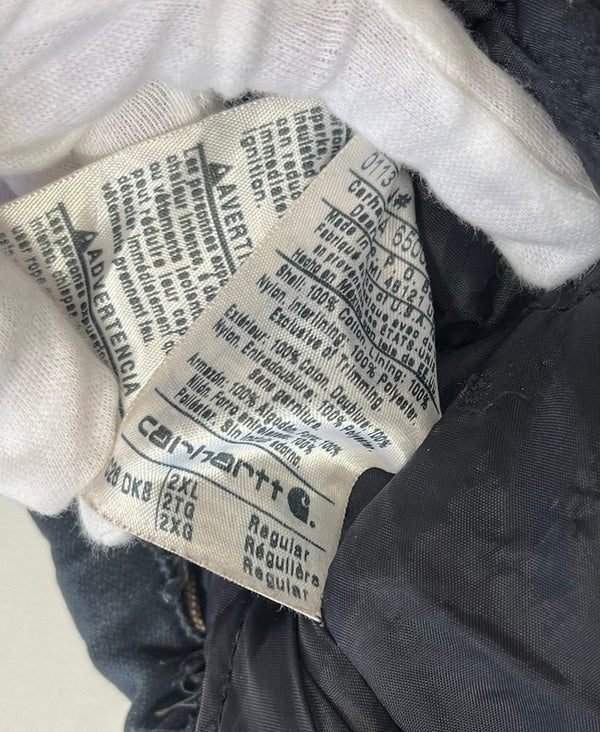 カーハート Carhartt FRライン フレームレジスタント トラディショナルコート ダックワークジャケット 茶 ボロ C26 DKB 2XL ジャケット ブラウン 3Lサイズ 101MT-4679