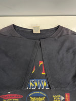 リーバイス Levi's US古着  REDTAB ロゴ プリントTシャツ USA製 WOMEN M/L Tシャツ ブラック 101MT-4844