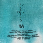 カクタスジャック CACTUS JACK x Fortnite Astronomical Tour Merch Tシャツ ロゴ ブルー Mサイズ 201MT-2361