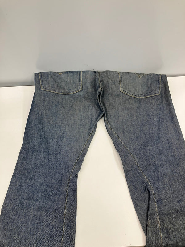 リーバイス Levi's 00's Y2K ENGINEERED JEANS REGULAR エンジニアジーンズ 立体裁断  3D 日本製 00001-0835 デニム ブルー 31×32 101MB-747