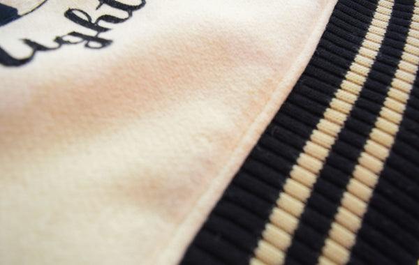 ホワイツビル WHITESVILLE フルデコ レザー切替スタジャン Night Ridersアワードジャケットスタジャン WV11375 38 ジャケット ベージュ 103MT-2490