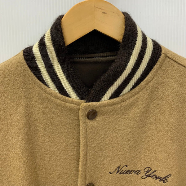 シュプリーム SUPREME 03FW 初期 スタジャン ヌエボヨーク ジャケット ブラウン Mサイズ 201MT-4175