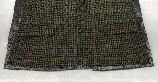 ニードルス Needles Rebuild by Needles リビルド バイ ニードルス COVERED JACKET COAT カバード ジャケット コート リメイク 緑 ジャケット チェック グリーン XLサイズ 104MT-607