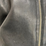 ディーゼル DIESEL l-korn-a Leather jacket with embossed Oval D ジャケット ブラック XLサイズ 201MT-3704