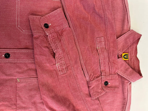 ヒューマンメイド HUMAN MADE CHAMBRAY SHIRT シャンブレーシャツ 長袖シャツ ピンク Lサイズ 101MT-4887
