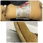 【曜日割引対象外】 レッドウィング RED WING WORK CHUKKA USA製 チャッカブーツ スエード 9 1/2D 3143 メンズ靴 ブーツ チャッカ ベージュ 27.5cmサイズ 201-shoes1372 VB