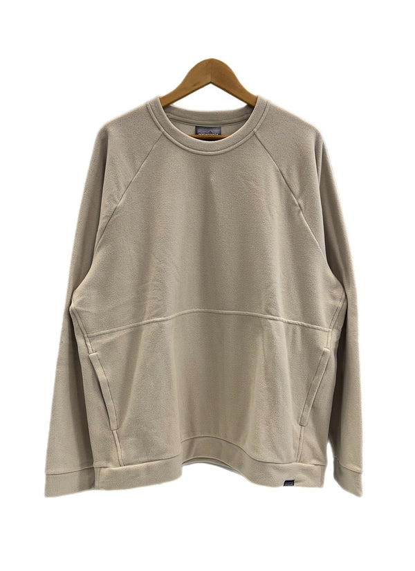 パタゴニア PATAGONIA 25年春夏 M's Micro D Crewneck Sweatshirts マイクロ D クルーネック プルオーバー 白 23225SP25 XL スウェット ホワイト 101MT-5108