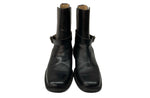 コムデギャルソン COMME des GARCONS トリコ tricot ミドルブーツ ジョッパー ジョードプル BOOTS ベルト レザー 日本製 BLACK 黒 レディース靴 ブーツ エンジニア ブラック SIZE23 1/2 104S-1016