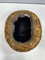 カシラ CA4LA ツイードハット マスタード AOK00777 帽子 レディース帽子 ハット ブラウン 101hat-184