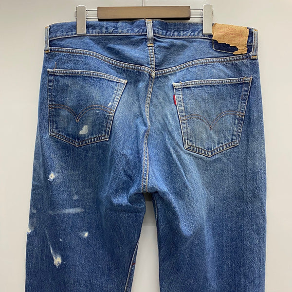 【曜日割引対象外】 リーバイス Levi's 60's 70's 501 BIG E W36 ボタン裏2 足長R デニム ブルー 201MB-1104 VB