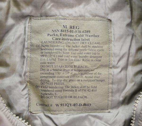ミリタリー Military ECWCS GEN3 LEVEL7 JACKET EXTREME COLD WEATHER PARKA PRIMALOFT 8415-01-538-6289 M-R ジャケット グレー 103MT-3396