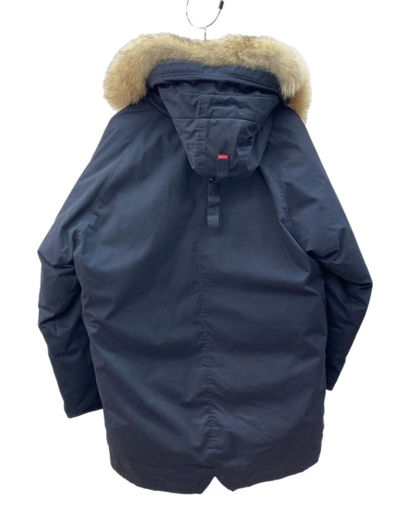シュプリーム SUPREME OLD N-3B フライトジャケット ダウン ジャケット ファー取り外し可能 紺 ジャケット 無地 ネイビー Mサイズ 104MT-2023