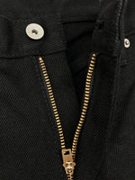 アイアンハート IRON HEART BOOTSCUT PANTS ブーツカット パンツ フレア ジップフライ 黒鎧 極厚 デニム ジーンズ Gパン 黒 ロゴ ボトムスその他 ブラック W32 104MB-320