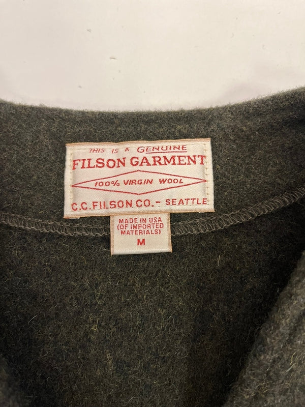 フィルソン FILSON MACKINAW WOOL VEST マッキノーウールベスト USA製 レイヤードベスト 緑 ベスト カーキ Mサイズ 101MT-5105