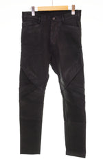 ユリウス JULIUS 16SS BLACK COATED JEANS デニムパンツ 527PAM7-C ボトムスその他 ブラック 1 103MB-558