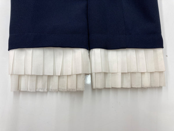 エイミーイストワール eimy istoire プリーツ トリム テーラード 紺ブレ フリル ゴールドボタン クラシック ガーリー フェミニン NAVY 紺 1124101704-1 ジャケット ネイビー フリーサイズ 104LT-241